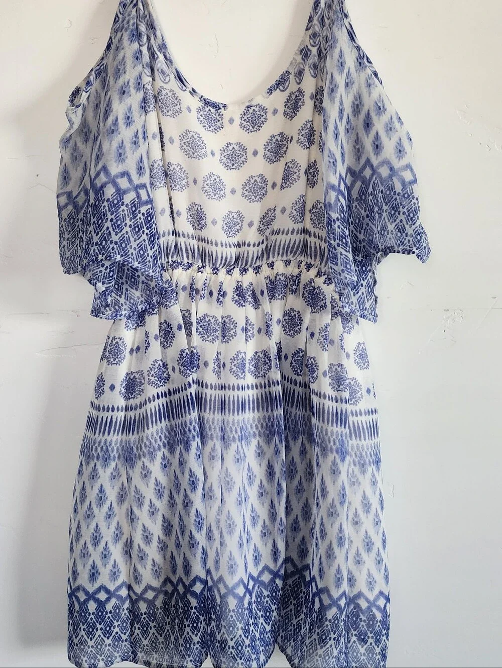 Hollister Light Blue and White Summer Dress - Picture 3 of 3